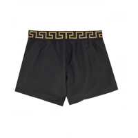 Sorturi de baie pentru Barbati - Bermude Versace Short Da Mare Con Bordo Greca BLACK Barbati (BM 19772108) - B-mall.ro
