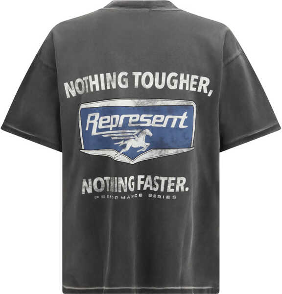 Tricouri REPRESENT Nothing Faster T-shirt STAINED BLACK Barbati (BM 19772153) 2