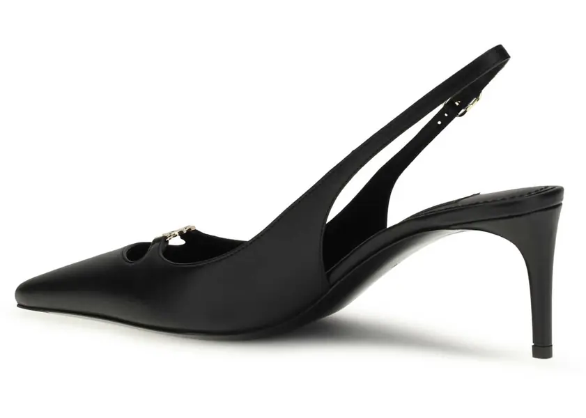 Pantofi cu toc Dolce & Gabbana Leather slingback Pumps NERO Femei (BM 19773185) 3