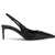 Dolce & Gabbana Leather slingback Pumps NERO