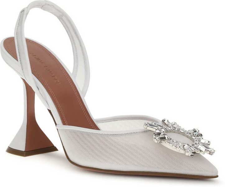 Sandale AMINA MUADDI Begum Pumps WHITE Femei (BM 19773188) 2