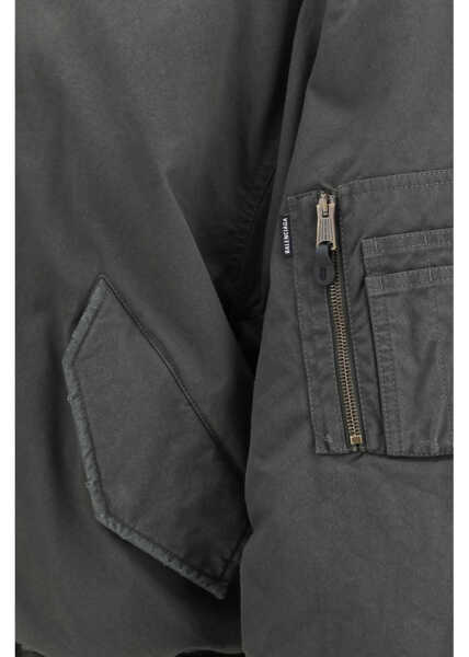 Bomber jacket Balenciaga Standard Bomber Jacket ANTHRACITE Barbati (BM 19773206) 3