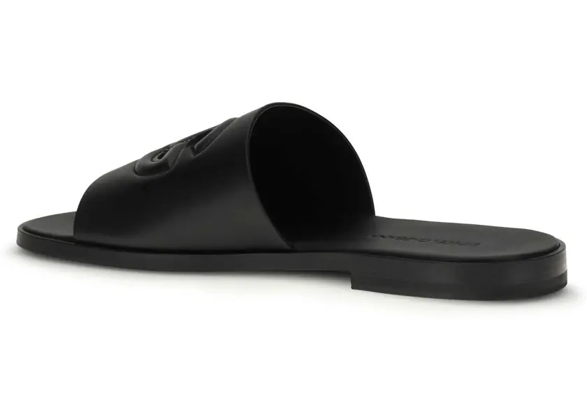 Sandale Dolce & Gabbana Embossed logo Sandals NERO Barbati (BM 19773233) 3
