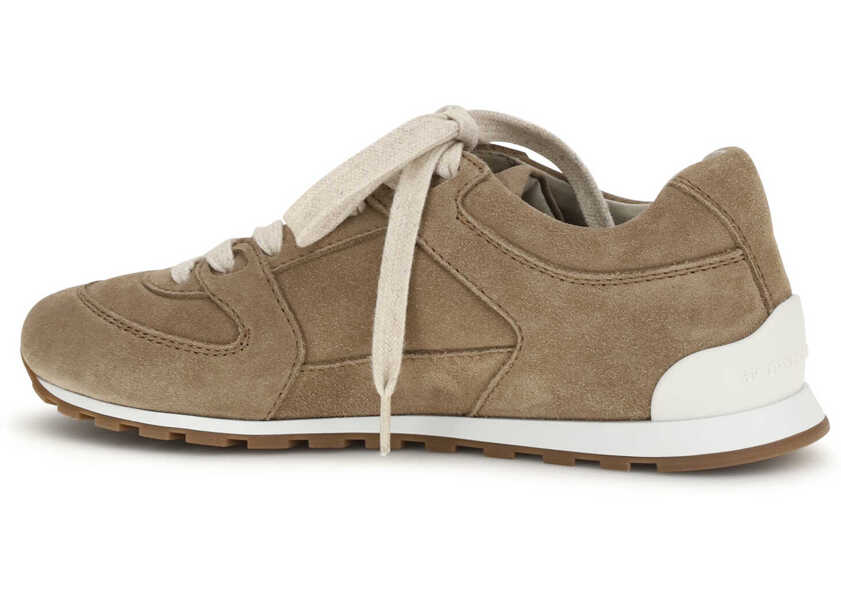 Sneakers Brunello Cucinelli Suede Sneakers ANTILOPE Femei (BM 19773245) 3