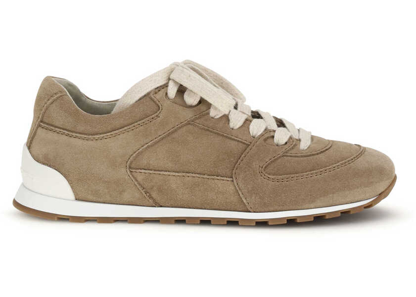 Sneakers Brunello Cucinelli Suede Sneakers ANTILOPE Femei (BM 19773245) 1