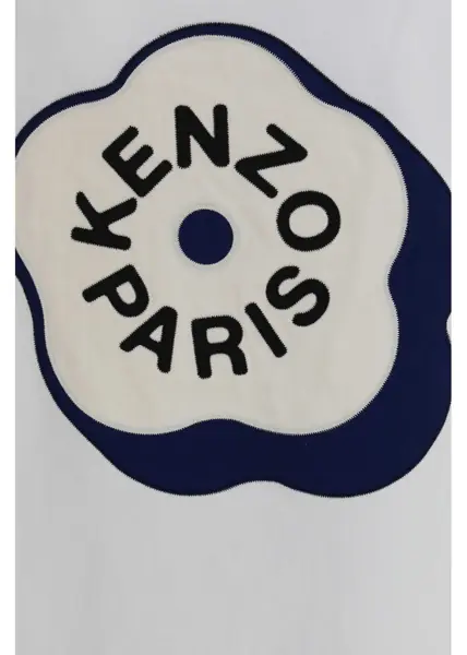 Tricouri Kenzo Boke Flower 2.0 embroidered cotton T-shirt WHITE Barbati (BM 19773269) 3