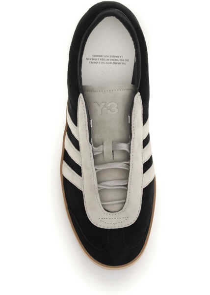 Sneakers Y-3 Gazelle Sneakers BLACK/BLACK/LBROWN Barbati (BM 19773290) 4