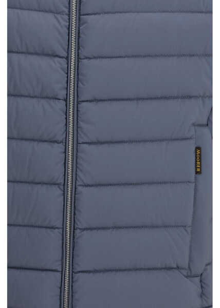 Geci de iarna Moorer Calaf-S3 Quilted Gilet with boudin padding CHAMBRAY Barbati (BM 19773293) 3