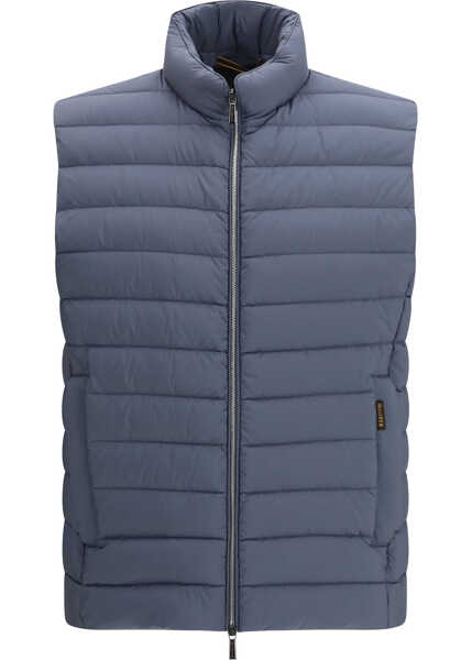 Geci de iarna Moorer Calaf-S3 Quilted Gilet with boudin padding CHAMBRAY Barbati (BM 19773293) 1
