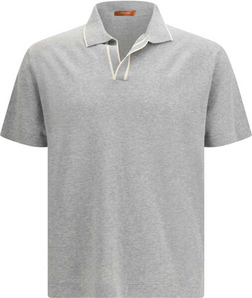 Tricouri Polo Cruna Knitted Polo with short sleeves GRIGIO Barbati (BM 19773311) 1