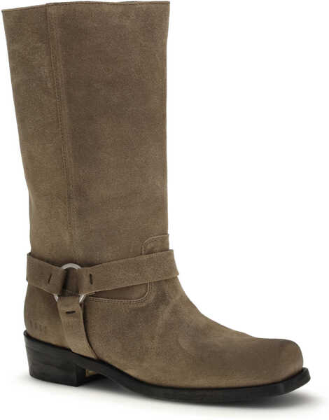 Bocanci casual Golden Goose Suede biker Boots DARK BEIGE Femei (BM 19773338) 2