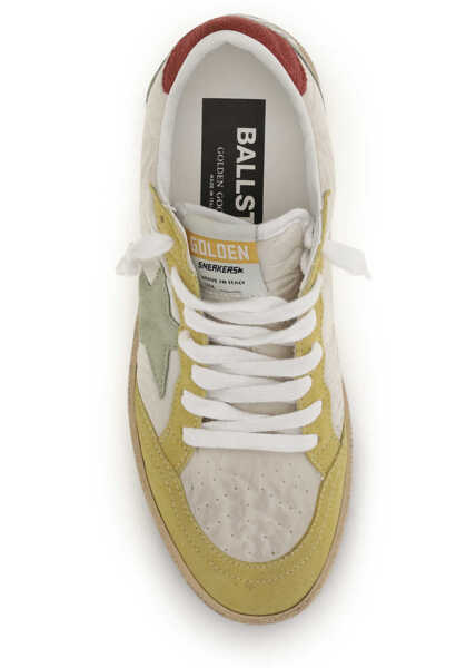 Sneakers Golden Goose Ball Star Sneakers BUTTERCREAM/HONEY/SAGE GREEN/BRICK RED Femei (BM 19773377) 4