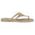 Dolce & Gabbana Logo rubber Sandals CIPRIA/ORO