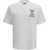 Fendi Logo application on the chest T-shirt BIANCO