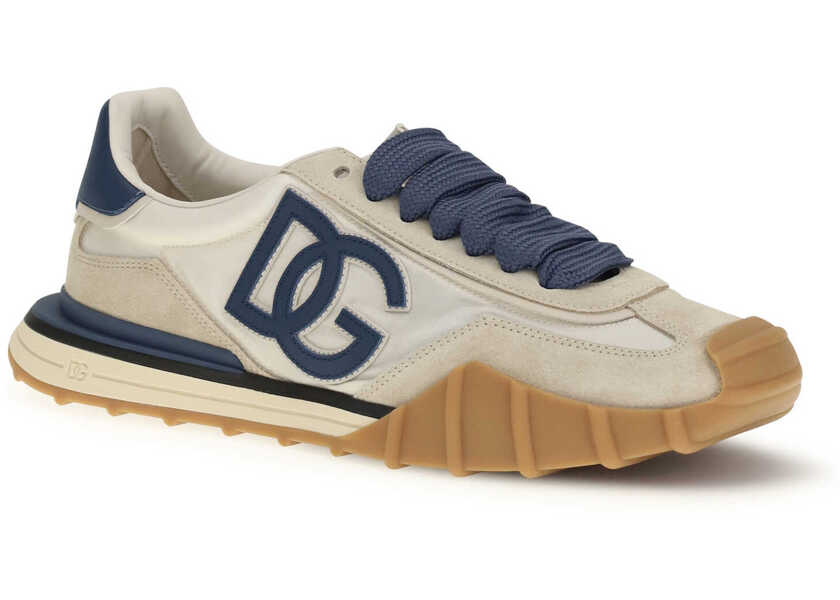 Sneakers Dolce & Gabbana DG Athletic Sneakers AVORIO/DENIM Barbati (BM 19773422) 2