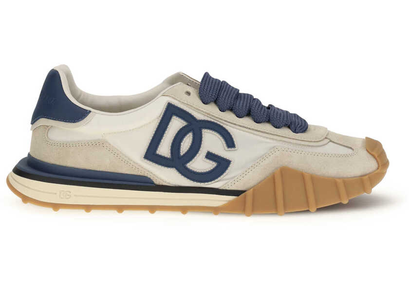 Sneakers Dolce & Gabbana DG Athletic Sneakers AVORIO/DENIM Barbati (BM 19773422) 1