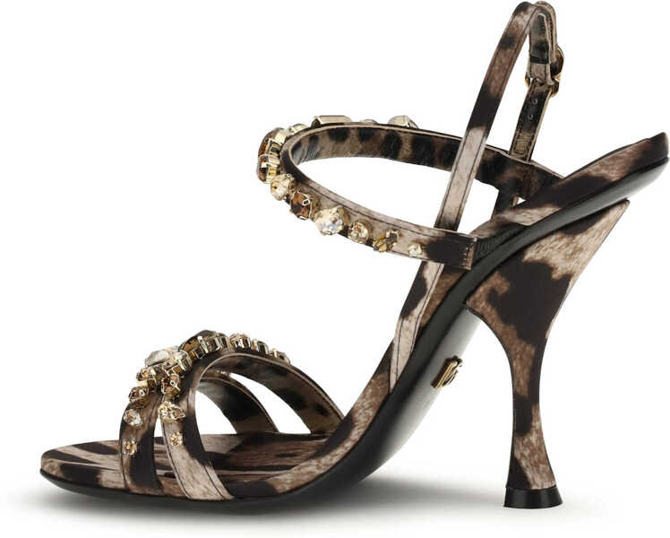 Sandale Dolce & Gabbana Keira leopard-print Sandals LEO NEW Femei (BM 19773479) 3