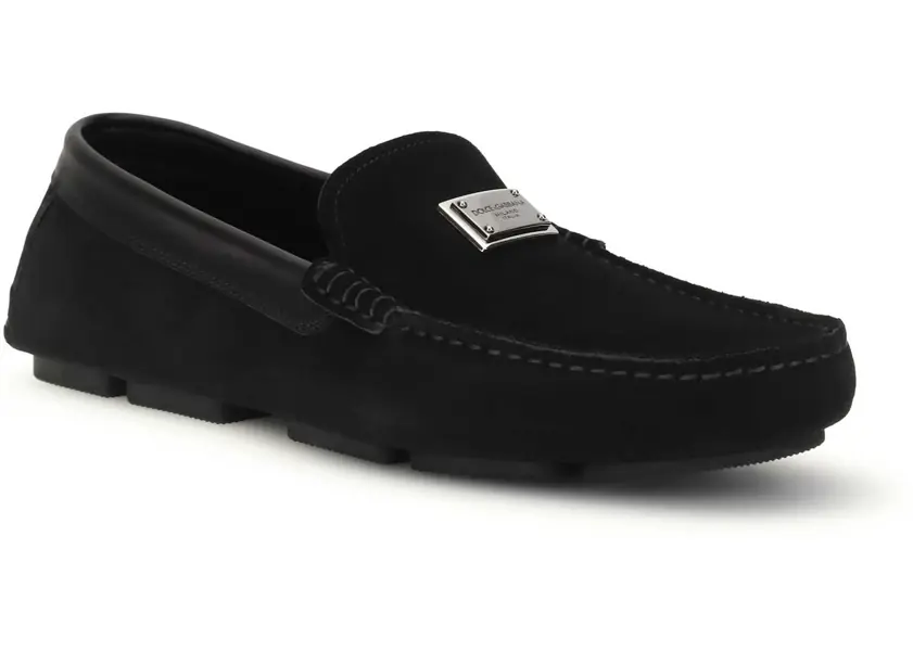 Sandale Dolce & Gabbana Suede Loafers NERO/NERO Barbati (BM 19773491) 2