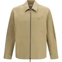 Camasi casual Check cotton zip Shirt Jacket Barbati