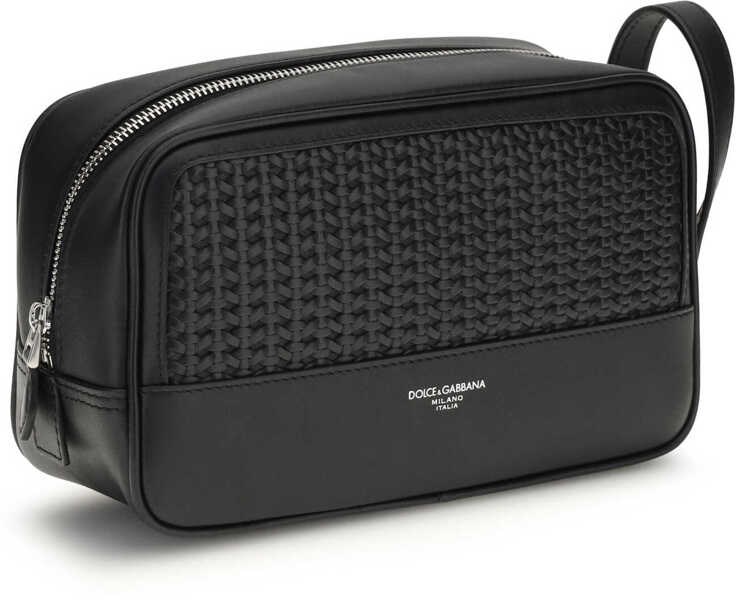Accesorii de voiaj Dolce & Gabbana Leather Beauty Case NERO/NERO Barbati (BM 19773524) 2