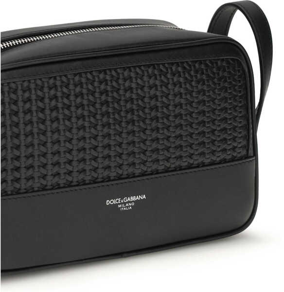 Accesorii de voiaj Dolce & Gabbana Leather Beauty Case NERO/NERO Barbati (BM 19773524) 4