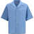 Marni Short-sleeved cotton bowling Shirt SKY