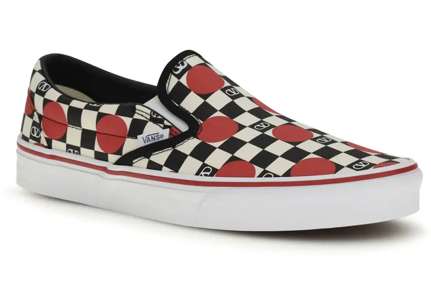 Sneakers Valentino Garavani Valentino Garavani X Vans by Valentino Garavani BURRO-NERO-ROUGE PUR/NERO/BIA-R.P-MIE Barbati (BM 19773554) 2