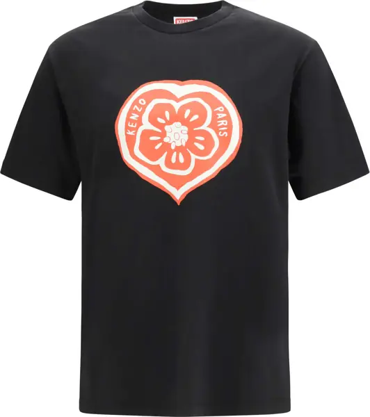 Tricouri Kenzo Boke Heart Classic T-shirt BLACK Barbati (BM 19773578) 1