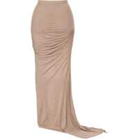 Fuste Dama - Fuste casual Rick Owens Long Skirt With Slit BEIGE Femei (BM 19773947) - B-mall.ro