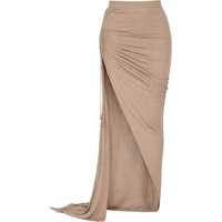 Fuste casual Long Skirt With Slit Femei