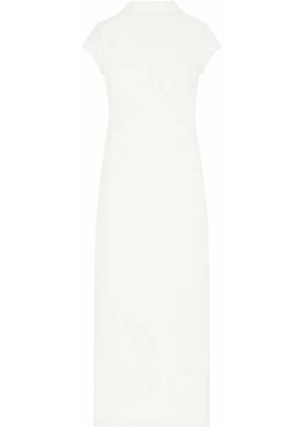 Tricouri Polo COURRGES Long Sports Polo Shirt Dress WHITE Femei (BM 19773968) 3