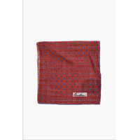 Esarfe Patterned Cotton-Linen Pocket Square* Barbati