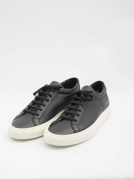 Sneakers Common Projects Achilles Premium Sneakers BLACK Barbati (BM 19773989) 2