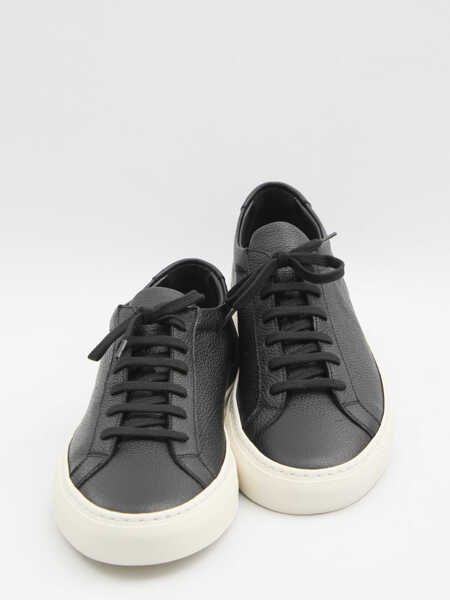 Sneakers Common Projects Achilles Premium Sneakers BLACK Barbati (BM 19773989) 5