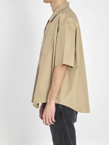 Camasi AMI Paris Boxy Shirt BEIGE Barbati (BM 19774037) 3