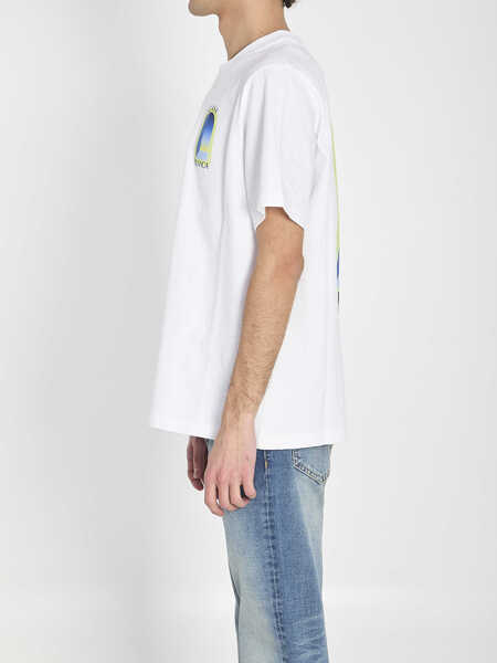 Tricouri Casablanca T-Shirt With Arches Print WHITE Barbati (BM 19774046) 3