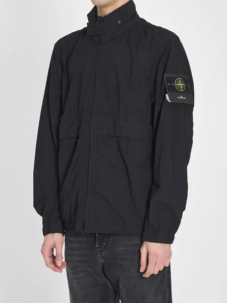 Bomber jacket Stone Island Sanded Nylon-Tc Jacket BLACK Barbati (BM 19774073) 2