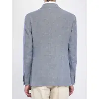 Geci Tagliatore pentru Barbati - Jachete Tagliatore Jacket In Linen And Cotton BLUE Barbati (BM 19774265) - B-mall.ro