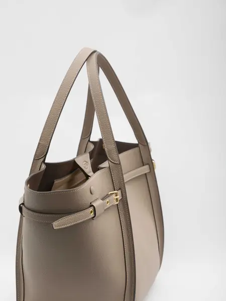 Genti de mana TODS Shopping Bag Medium BROWN Femei (BM 19774268) 4