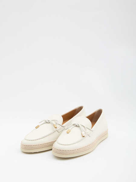 Mocasini TODS Leather Loafers WHITE Femei (BM 19774271) 2