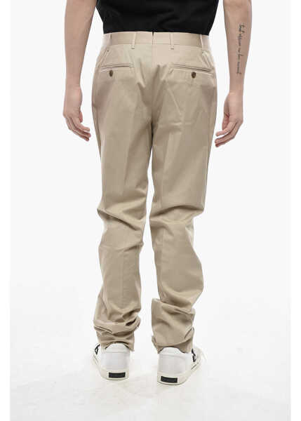Pantaloni casual CORNELIANI Chino Pants With Welt Pockets Beige Barbati (BM 19774343) 2