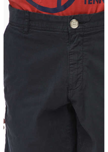 Pantaloni scurti Woolrich Stretch Cotton Chino Shorts Blue Barbati (BM 19774346) 3