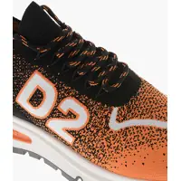 Sneakers DSQUARED2 pentru Barbati - Sneakers DSQUARED2 Perforated Fabric Low Sneakers Runds2 Ombre-Effect Orange Barbati (BM 19774352) - B-mall.ro
