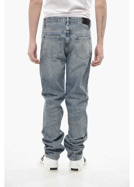 Blugi slim fit FRAME Straight-Leg Jeans With Exposed Seams 17Cm Blue Barbati (BM 19774358) 2