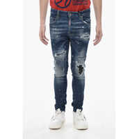 Blugi slim fit Stretch Denim Jeans Super Twinky Vintage Effect 14Cm Barbati