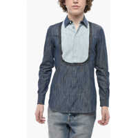 Camasi de blugi French-Collar Denim Shirt Barbati