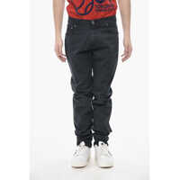 Pantaloni casual Id 5-Pocket Stretch Cotton Trousers Barbati