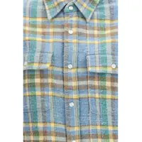 Camasi R13 Dama - Camasi casual R13 Plaid Shirt with frayed hem LIGHT BLUE PLAID Femei (BM 19774514) - B-mall.ro