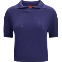 Tricouri Polo GG pointelle cotton silk Polo Shirt Femei
