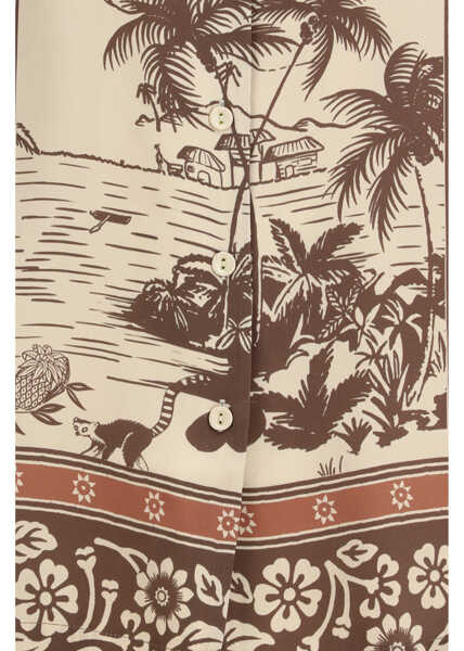 Camasi casual ALEMAIS Alberta silk Shirt MULTI Femei (BM 19774532) 3